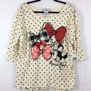 Minnie Mouse xxl disney parks shirt polka dot bow